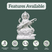 Marble Saraswati Idol - Handcrafted Goddess of Wisdom & Knowledge - Salvik | Marble Murti Manufacturers in India