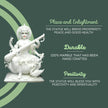 Marble Saraswati Murti - Salvik | Marble Murti Manufacturers in India