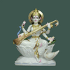Marble Saraswati Statue - Salvik | Marble Murti Manufacturers in India