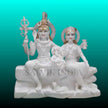Marble Shiv Parivar Idol handcrafted from Makrana marble