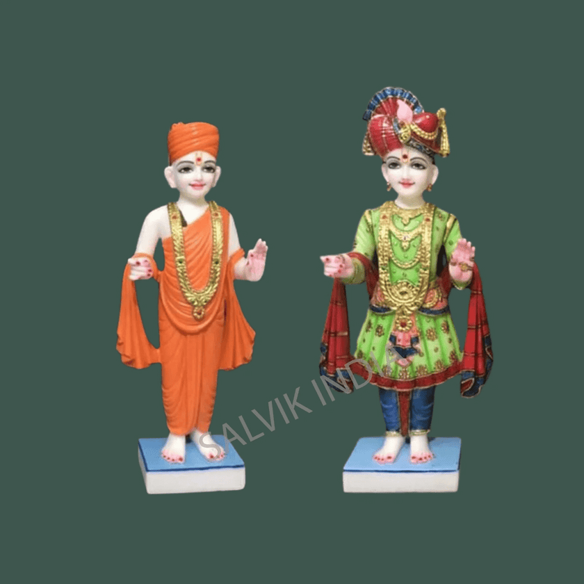 Marble Swami Narayan Murti (18 inch to 60 inch) - Salvik | Marble Murti Manufacturers in India