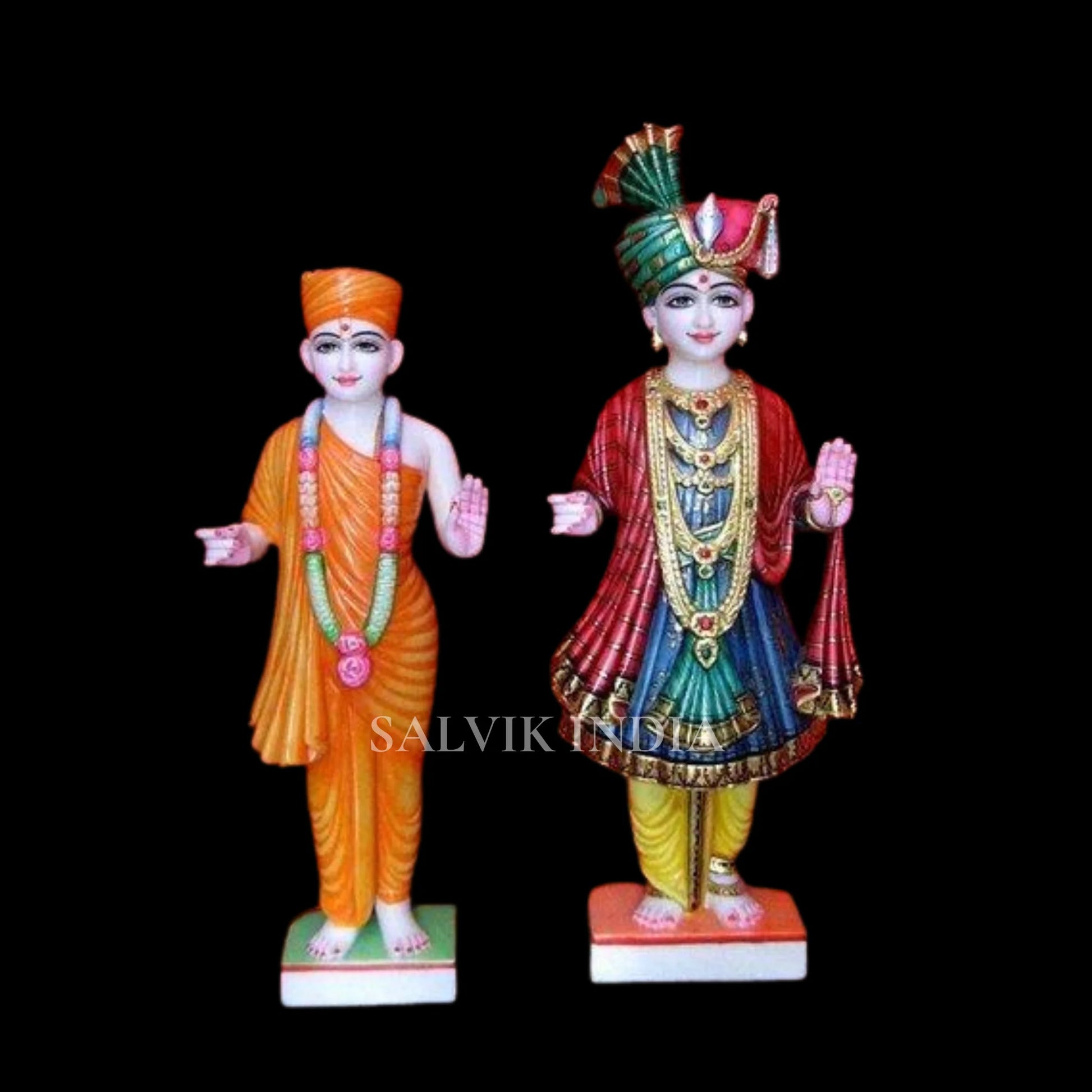 Marble Swami Narayan Murti for Home Temple in Makrana Marble