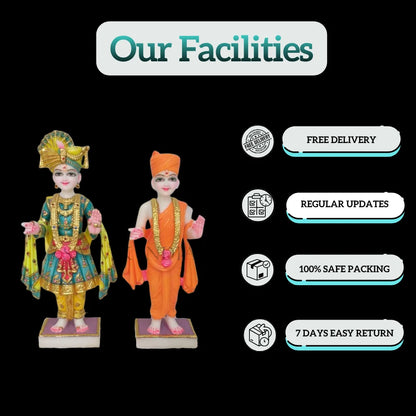 Marble Swami Narayan Statue (18 inch to 60 inch) - Salvik | Marble Murti Manufacturers in India