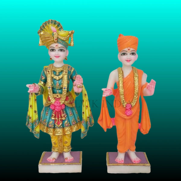 Marble Swami Narayan Statue (18 inch to 60 inch) - Salvik | Marble Murti Manufacturers in India