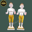 Marble Swami Narayan Statue front view – handcrafted white marble idol