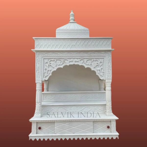 Marble Temple for Home - Salvik | Marble Murti Manufacturers in India