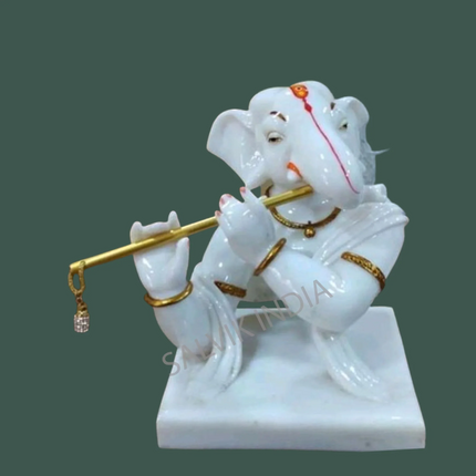 Marble Ganesh Murti 1 feet