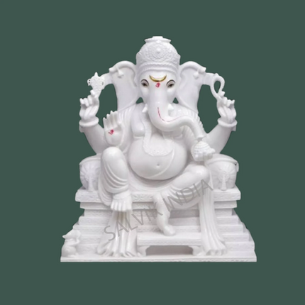 Marble Ganesha 2 feet 