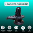 Pure Narmada Black Stone Shivling for Pooja