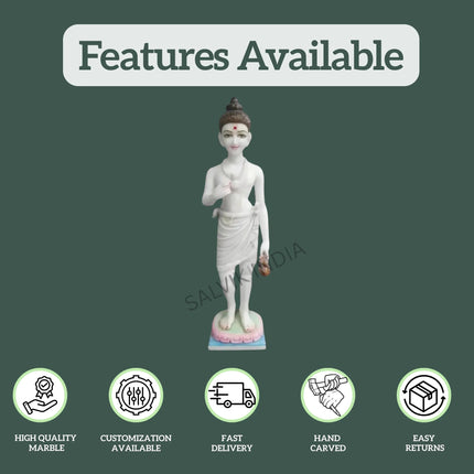 Neelkanth Varni Marble Murti - Salvik | Marble Murti Manufacturers in India