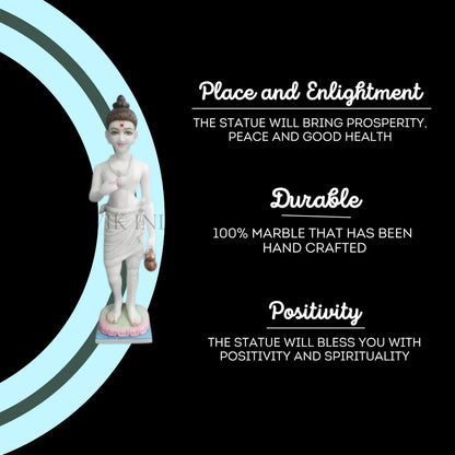 Neelkanth Varni Marble Murti – Premium Marble Statue