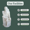 Original Sai Baba marble murti in sitting posture
