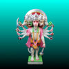 Panchmukhi Hanuman marble idol handcrafted from white marble by Salvik India, five-faced Hanuman statue with detailed carving.