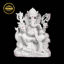 Premium Lord Ganesha Marble Idol handcrafted by skilled Indian artisans
