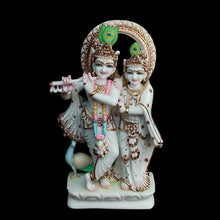 Radha Krishna marble murti 1 feet for home temple and pooja room