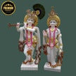 Radha Krishna Marble Statue (12 inch to 30 inch) - Salvik | Marble Murti Manufacturers in India