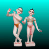 Radha Krishna Murti Marble back view – Elegant and finely carved marble statue