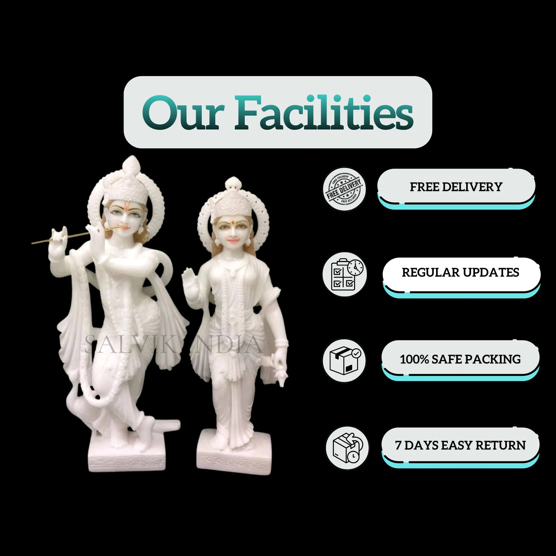 Radha Krishna Murti Marble 2