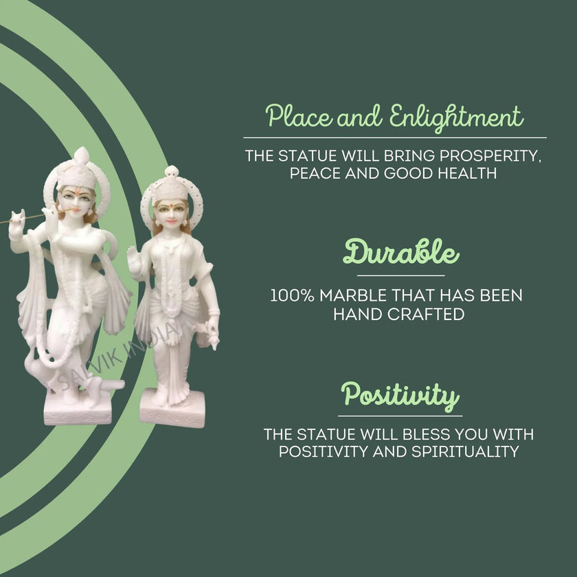Radha Krishna Murti Marble 3