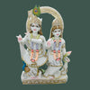 Radha Krishna Murti Online – Handcrafted marble idol for home temple and puja