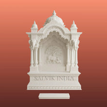 Royal Marble Temple for Home in Pure Makrana Marble 