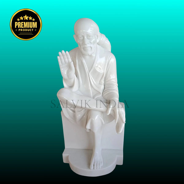 Sai Baba Marble Idol handcrafted in Makrana marble