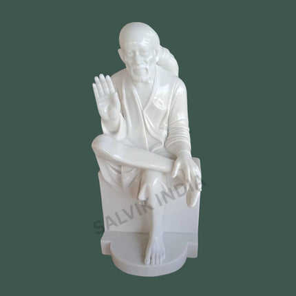 Sai Baba Marble Idol handcrafted in Makrana marble
