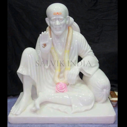 Sai Baba Marble Murti Price – Handcrafted Marble Idol for Home & Temple