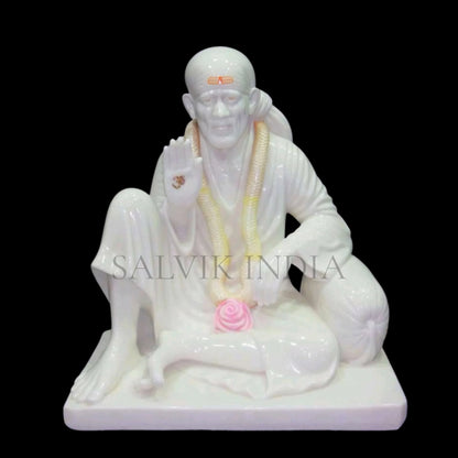 Sai Baba Marble Murti Price – Handcrafted Marble Idol for Home & Temple