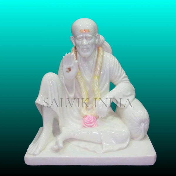 Sai Baba Marble Murti Price – Handcrafted Marble Idol for Home & Temple