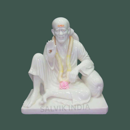 Sai Baba Marble Murti Price – Handcrafted Marble Idol for Home & Temple