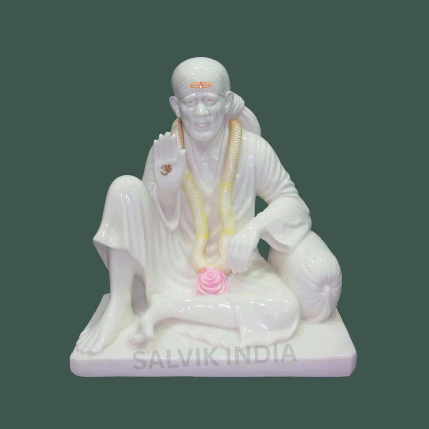 Sai Baba Marble Murti Price – Handcrafted Marble Idol for Home & Temple