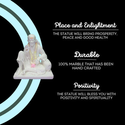 Sai Baba Marble Statue Price in India – Buy Online from Salvik India