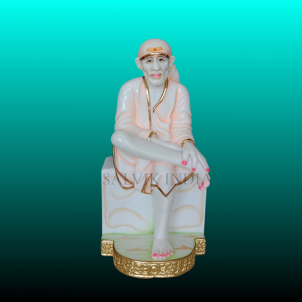 Sai Baba Murti Big Size handcrafted from premium Makrana marble
