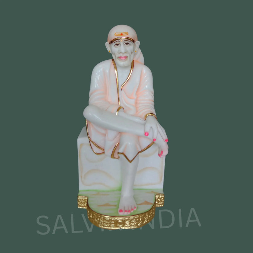 Sai Baba Murti Big Size handcrafted from premium Makrana marble