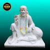 Sai Baba Statue 2 Feet – Handcrafted White Marble Idol by Salvik India