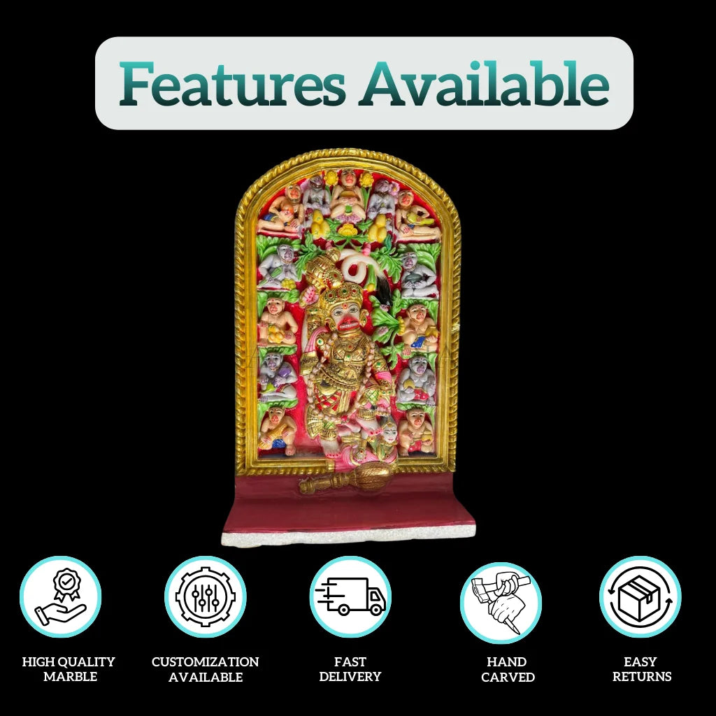 Features of Salangpur Balaji marble murti – premium handcrafted marble idol with customization, fast delivery, and easy returns by Salvik India