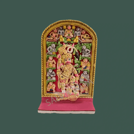 Salangpur Balaji marble murti handcrafted in pure Makrana marble by Salvik India – detailed Balaji marble idol for home temple and worship