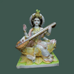 Saraswati Murti Marble - Salvik | Marble Murti Manufacturers in India