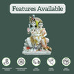 Shiv Parvati Marble Statue - Salvik | Marble Murti Manufacturers in India