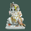 Shiv Parvati Marble Statue - Salvik | Marble Murti Manufacturers in India