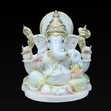 Small Marble Ganesh Murti (6 - 24 Inch) - Salvik | Marble Murti Manufacturers in India