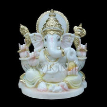 Small Marble Ganesh Murti (6 - 24 Inch) - Salvik | Marble Murti Manufacturers in India