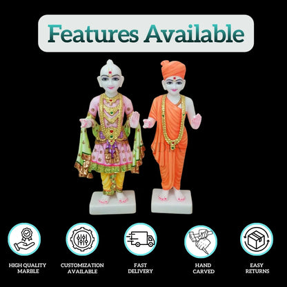 Swaminarayan Marble Murti - Salvik | Marble Murti Manufacturers in India