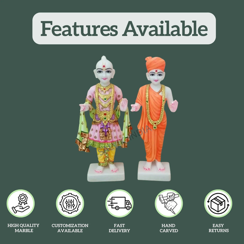 Swaminarayan Marble Murti - Salvik | Marble Murti Manufacturers in India