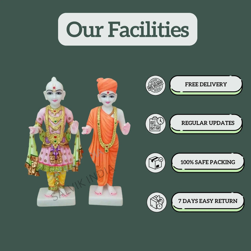 Swaminarayan Marble Murti - Salvik | Marble Murti Manufacturers in India