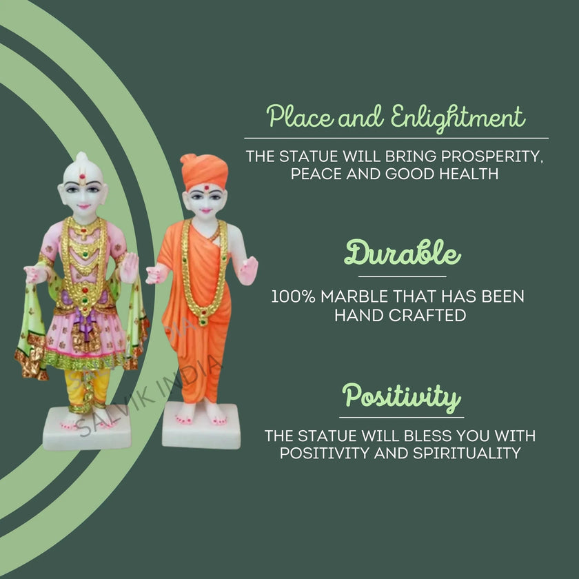 Swaminarayan Marble Murti - Salvik | Marble Murti Manufacturers in India