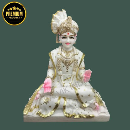 Swaminarayan marble statue in 12 Inch to 60 Inch