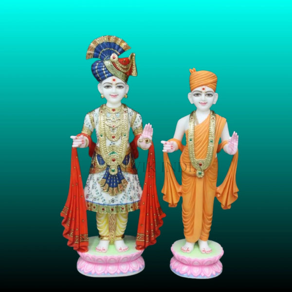 Swaminarayan Statue 2 Feet - Salvik | Marble Murti Manufacturers in India