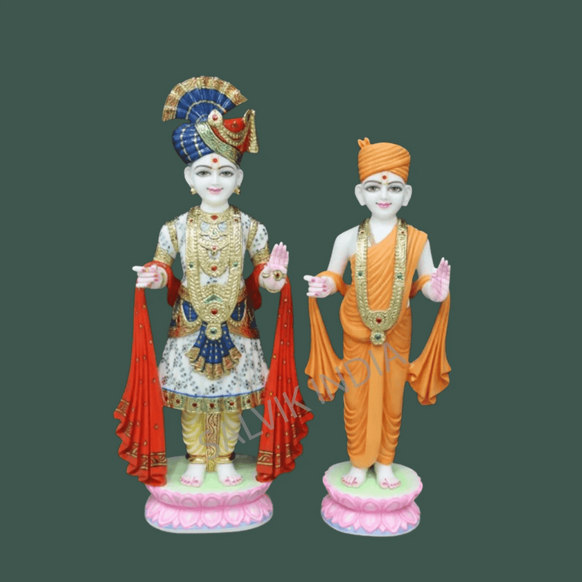 Swaminarayan Statue 2 Feet - Salvik | Marble Murti Manufacturers in India